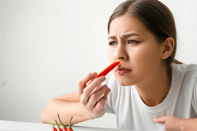 ඔයා සැර කෑමක් කෑවම නහයෙන් සොටු දියර ගලනවද? ඒ Gustatory Rhinitis වෙන්න පුළුවන්!