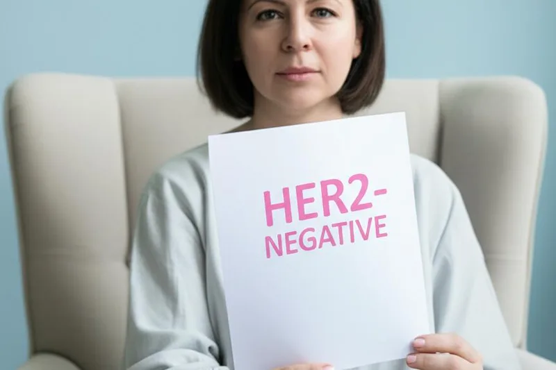 Ass Äre Broschtkriibs HER2-negativ? Loosst eis einfach doriwwer schwätzen! (HER2-negativ Broschtkriibs)