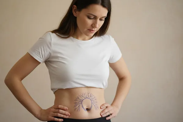 Vidíte na bruchu vyčnievajúce žily? Poďme sa porozprávať o „Caput Medusae“.