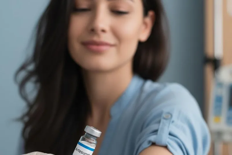 Aprenguem sobre la injecció d'artesunat per a la malària.
