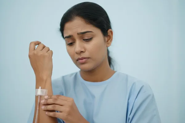 क्या कैंसर की दवाइयां देते समय वे नस से बाहर निकलकर बांह में सूजन पैदा करती हैं? आइए, एक्सट्रावैसेशन के बारे में बात करते हैं!