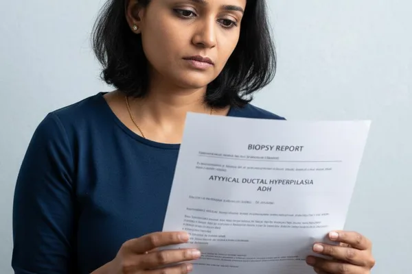 Huet de Broschtbiopsie-Rapport 'ADH' gesot? Loosst eis einfach driwwer schwätzen (atypesch duktal Hyperplasie)
