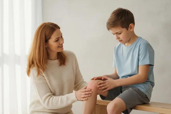 Deet d'Knéi vun Ärem Kand wéi? Et kéint Osgood-Schlatter-Krankheet sinn!