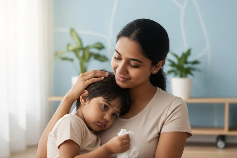 Binne jo bewust fan Enterovirus D68 (EV-D68), dat begjint as in gewoane ferkâldheid?