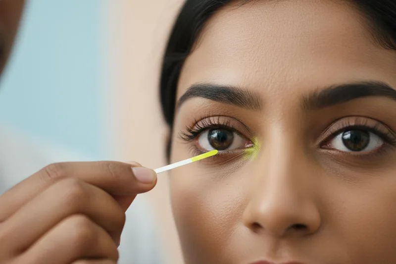 ඇස් පරීක්ෂාවට දාන කහ පාට දියරය ගැන දැනගමුද? (Fluorescein)