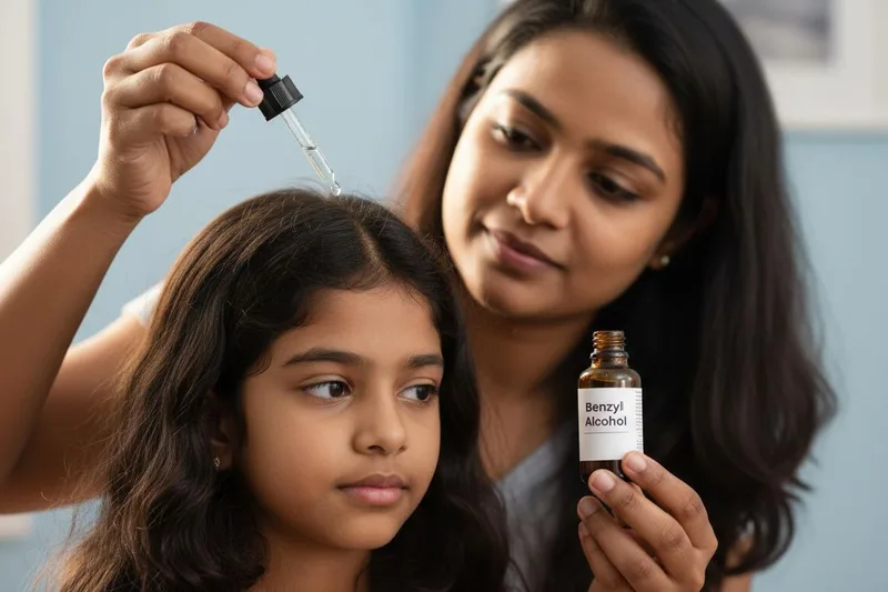 ඔළුවේ උකුණෝ කරදරේට විසඳුමක්: Benzyl Alcohol දියරය ගැන හරියටම දැනගමු
