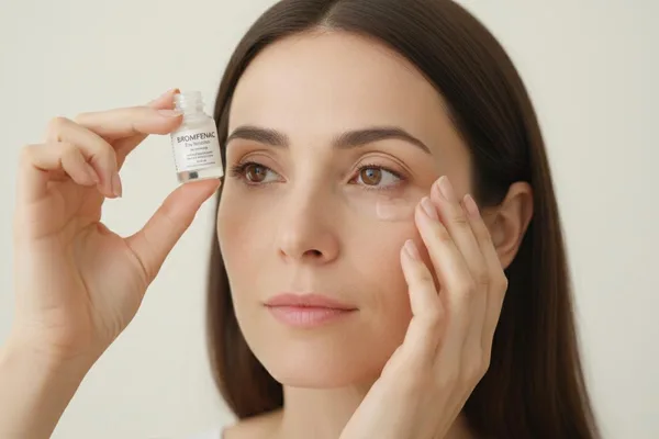 Masifunde ngeBromfenac Eye Solution, esetyenziselwa iintlungu emva kotyando lwamehlo.