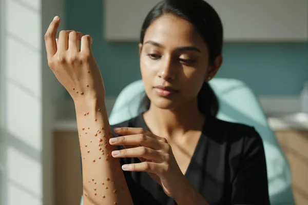 क्या आपने अपनी त्वचा पर छोटे, चमकदार छाले देखे हैं? क्या यह लाइकेन नाइटीडस हो सकता है?