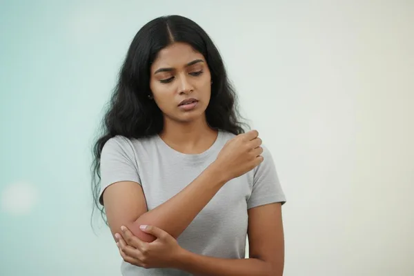 Ass Ären Ellbog geschwollen a schmerzhaft? Dat kéint un enger Olecranon-Bursitis leien!