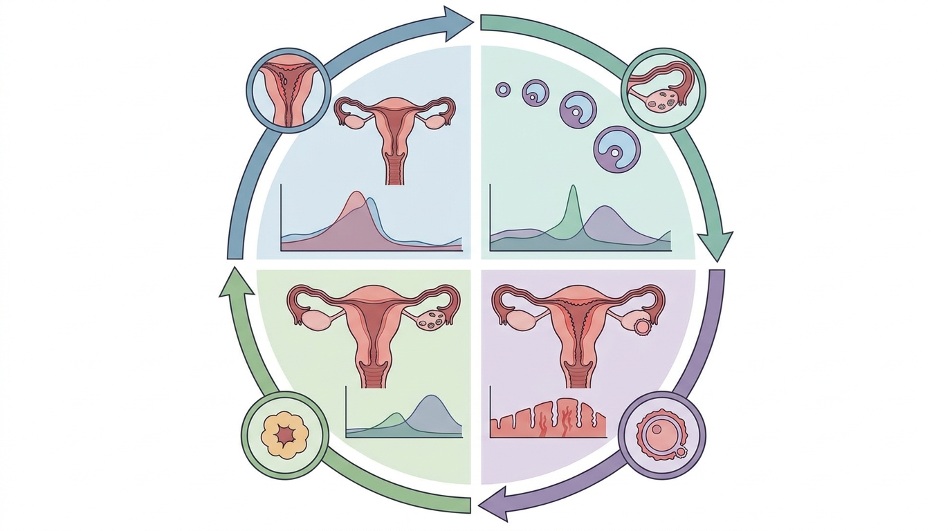 ඔයාගේ මාසික ඔසප් වීම (Menstrual Cycle) ගැන හරියටම දැනගමුද? Infographic