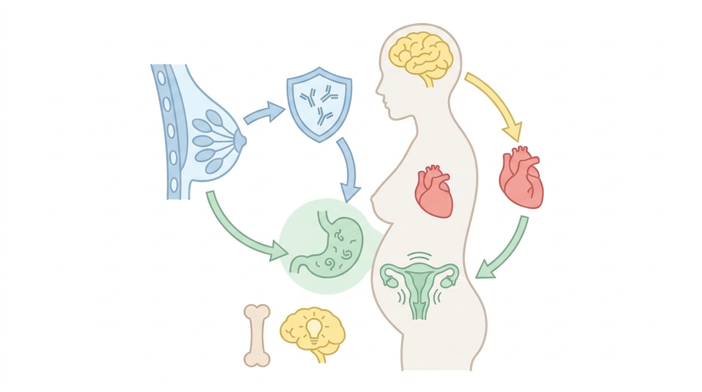 මව්කිරි දීමෙන් ලැබෙන වාසි මොනවද? (Benefits of Breastfeeding) අපි මේ ගැන කතා කරමු! Infographic