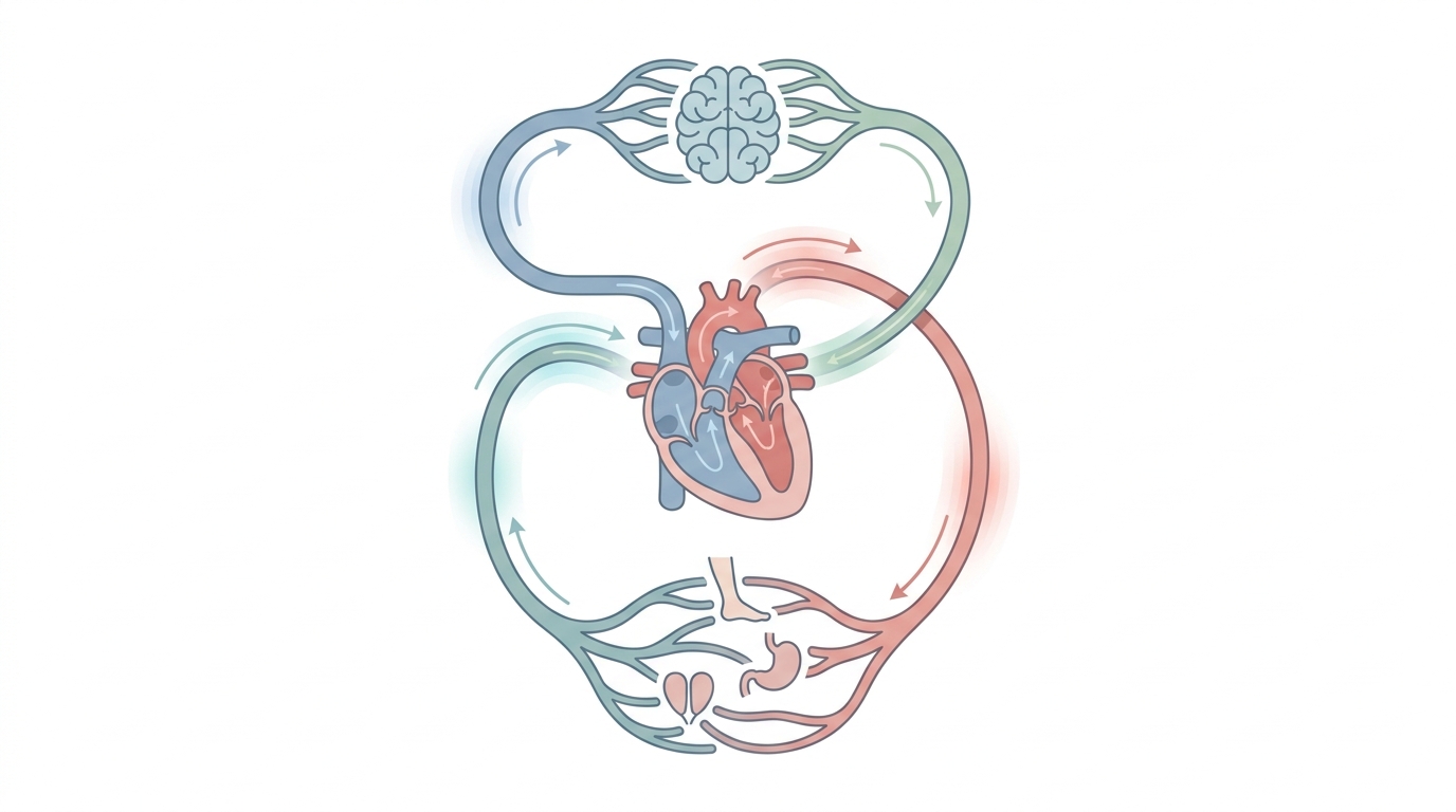 ඔයාගේ හදවතේ සහ ඇඟ පුරාම ලේ ගලන්නේ කොහොමද? (Blood Circulation) අපි මේ ගැන සරලව කතා කරමු! Infographic