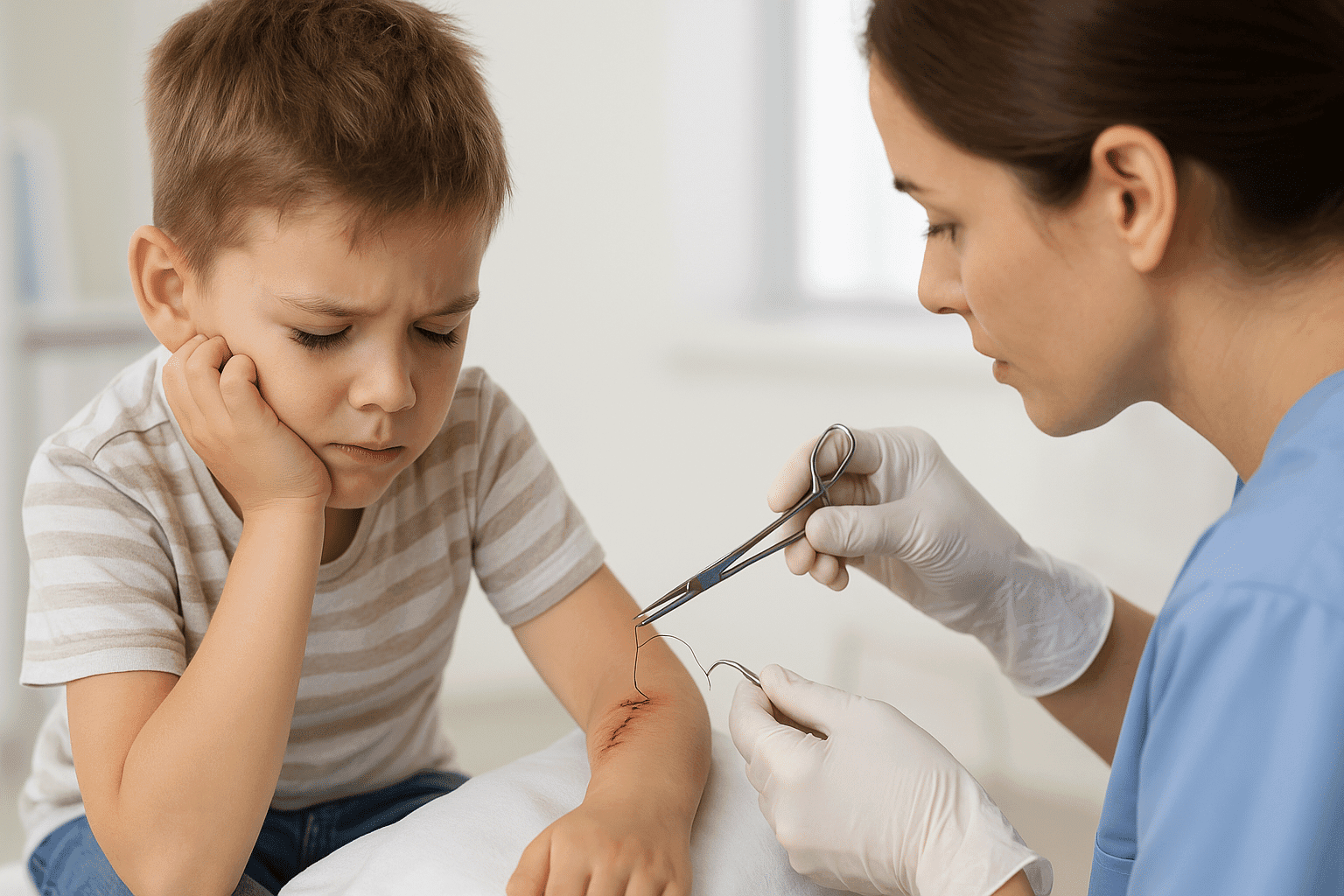 ඔයාගේ පොඩ්ඩට තුවාලයක් වෙලා මැහුම් දාන්න ඕනෙද? (Stitches) අපි මේ ගැන කතා කරමු!