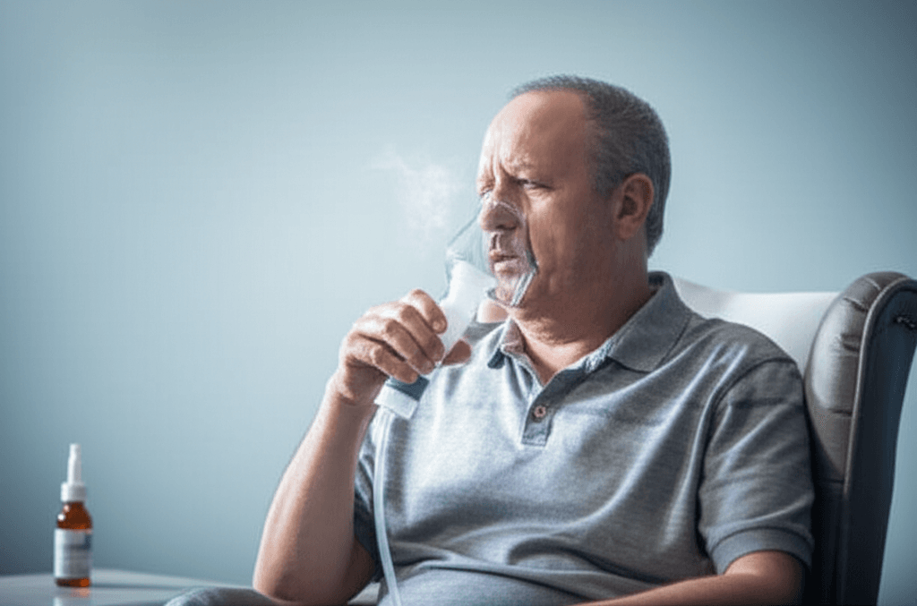 හුස්ම ගැනීමේ අපහසුතා වලට උදව්වක්: ඉප්‍රට්‍රෝපියම් සහ ඇල්බියුටරෝල් නෙබියුලයිසර් ද්‍රාවණය (Ipratropium; Albuterol Nebulizer Solution – උදා: DuoNeb) ගැන දැනගනිමු