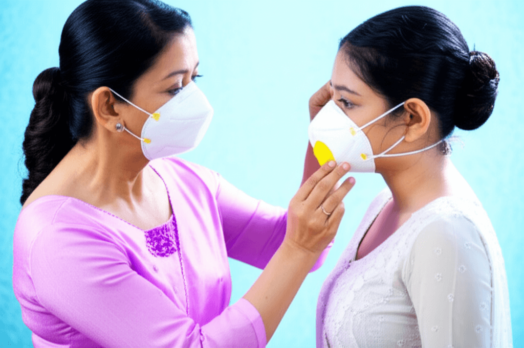 කෝවිඩ් වලින් ආරක්ෂා වෙන්න මුව ආවරණයක් (COVID Mask) පාවිච්චි කරන්නේ කොහොමද? අපි හරියටම දැනගමු!