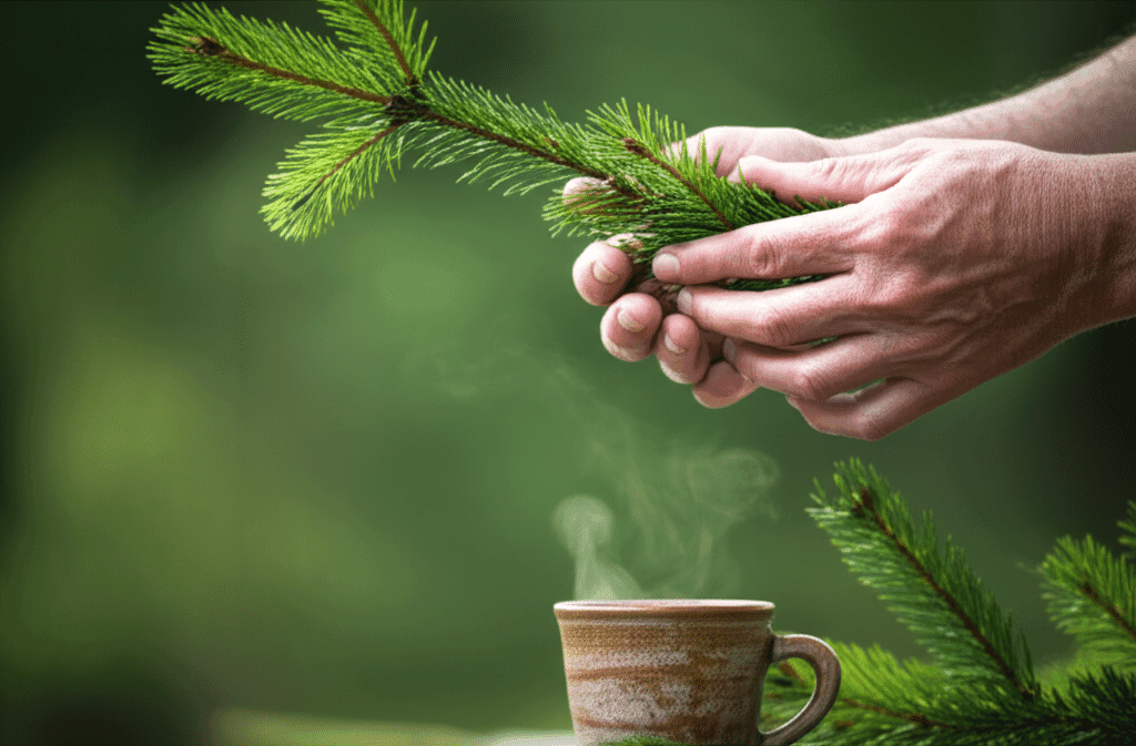 ඔයා දන්නවද පයින් ගස් වල කටු වලින් හදන තේ එක ගැන? (Pine Needle Tea)