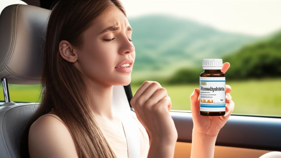 ගමන් යද්දී එන වමනයට දෙන බෙහෙත ගැන දැනගමුද? (Dimenhydrinate)