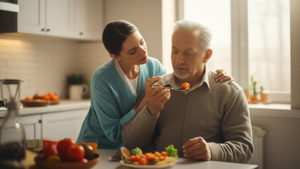 چگونه به فرد مبتلا به آلزایمر به خوبی غذا بدهیم؟