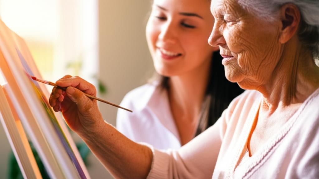 How can you comfort your loved one with Alzheimer's disease through art and music?