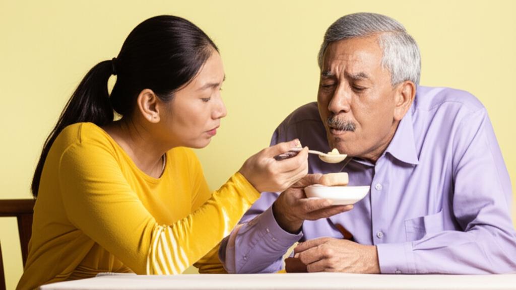 Is your elderly loved one having difficulty swallowing? - Alzheimer's and Swallowing Problems