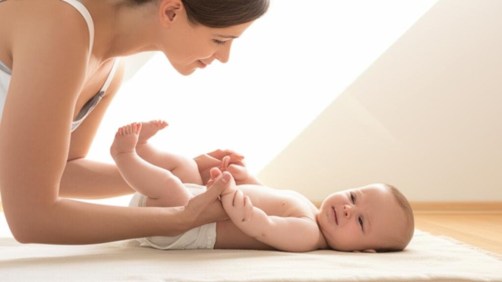 Seu bebê está sofrendo com gases? (Gases em Bebês) Vamos aprender exatamente sobre massagens para bebês que ajudam a reduzir os gases!