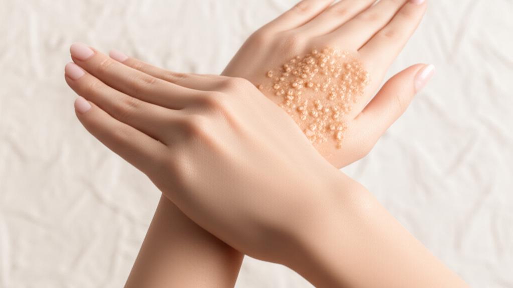 The secret to keeping your hands beautiful and youthful (Hand Exfoliation)