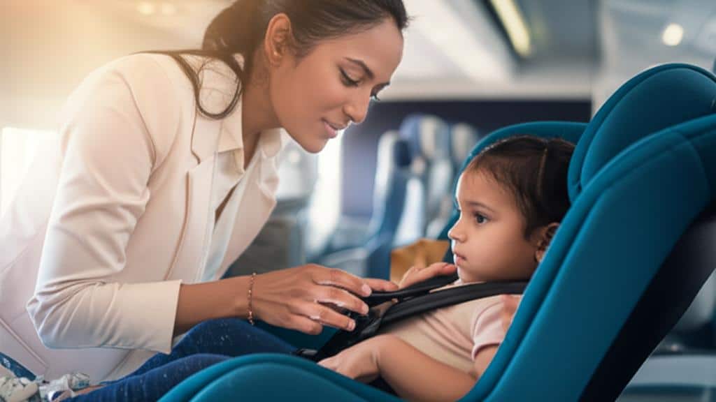 Vai viajar de avião com seu filho pequeno? Saiba mais sobre a segurança das cadeirinhas de carro em aviões.
