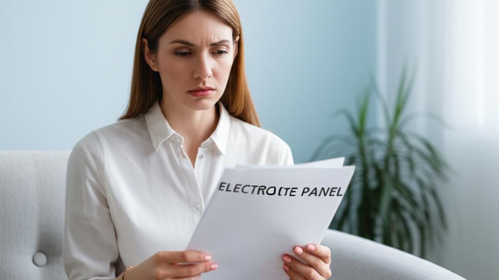 ඔයාගේ ඇඟේ ලවණ මට්ටම කොහොමද? අපි කතා කරමු ඉලෙක්ට්‍රොලයිට් පැනල් (Electrolyte Panel) ගැන!