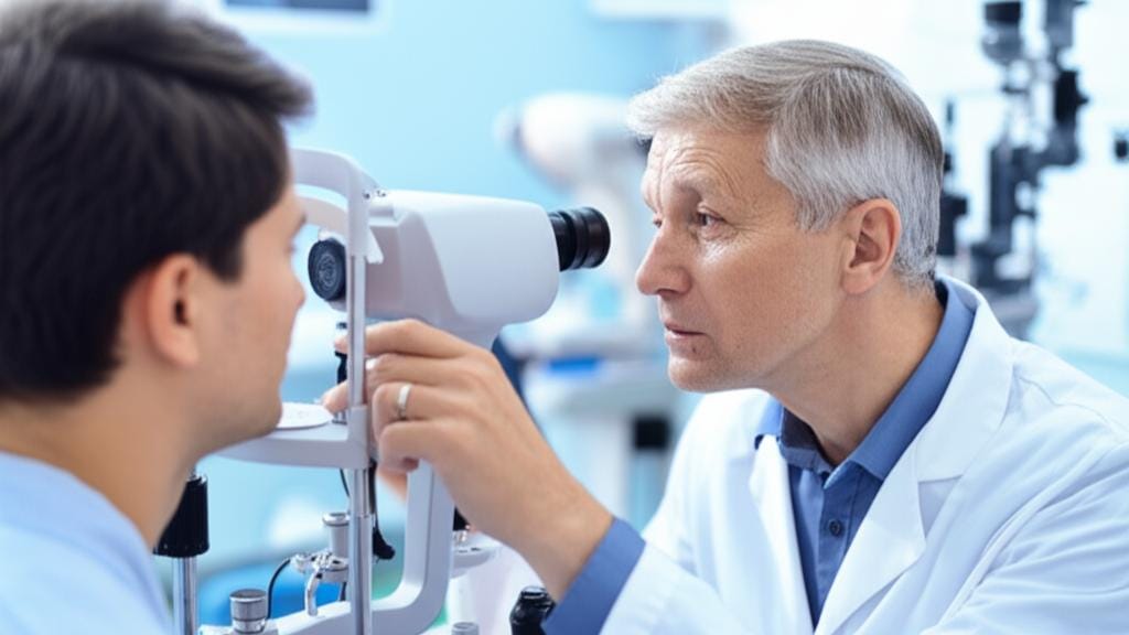 Let's learn a little about the Keratometry test, which measures the curvature of the eyes.
