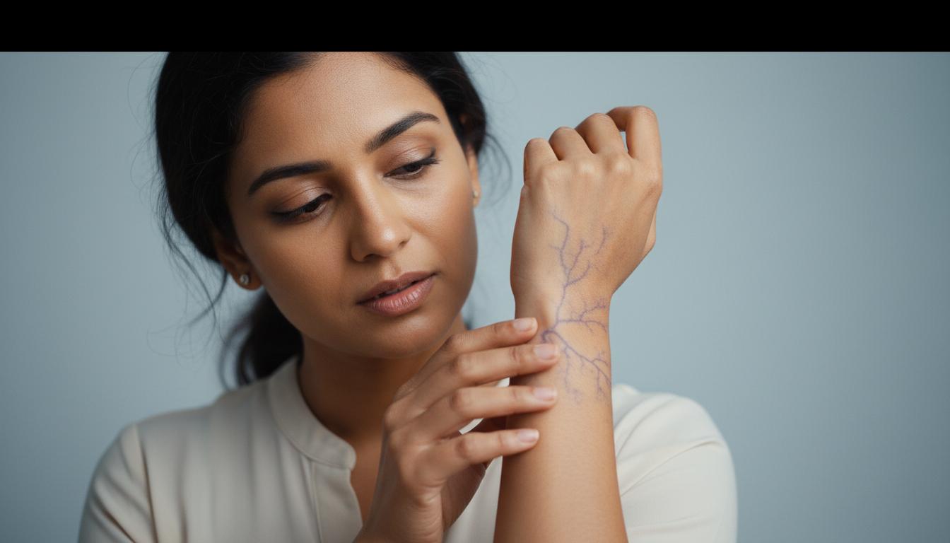 Have you noticed a net-like pattern on your skin? Let's talk about Mottled Skin (Livedo Reticularis)!