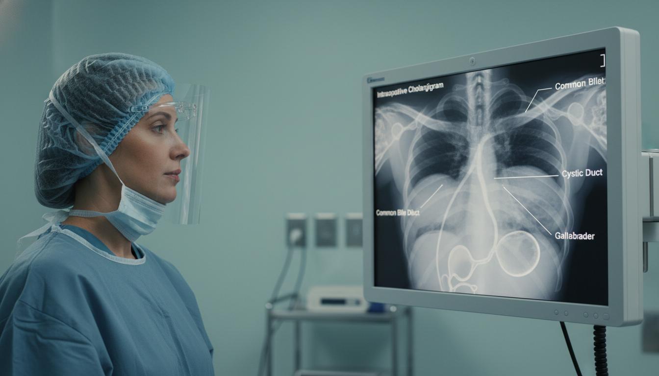 Should we learn about the special X-ray test (Intraoperative Cholangiogram) performed during gallbladder removal surgery?