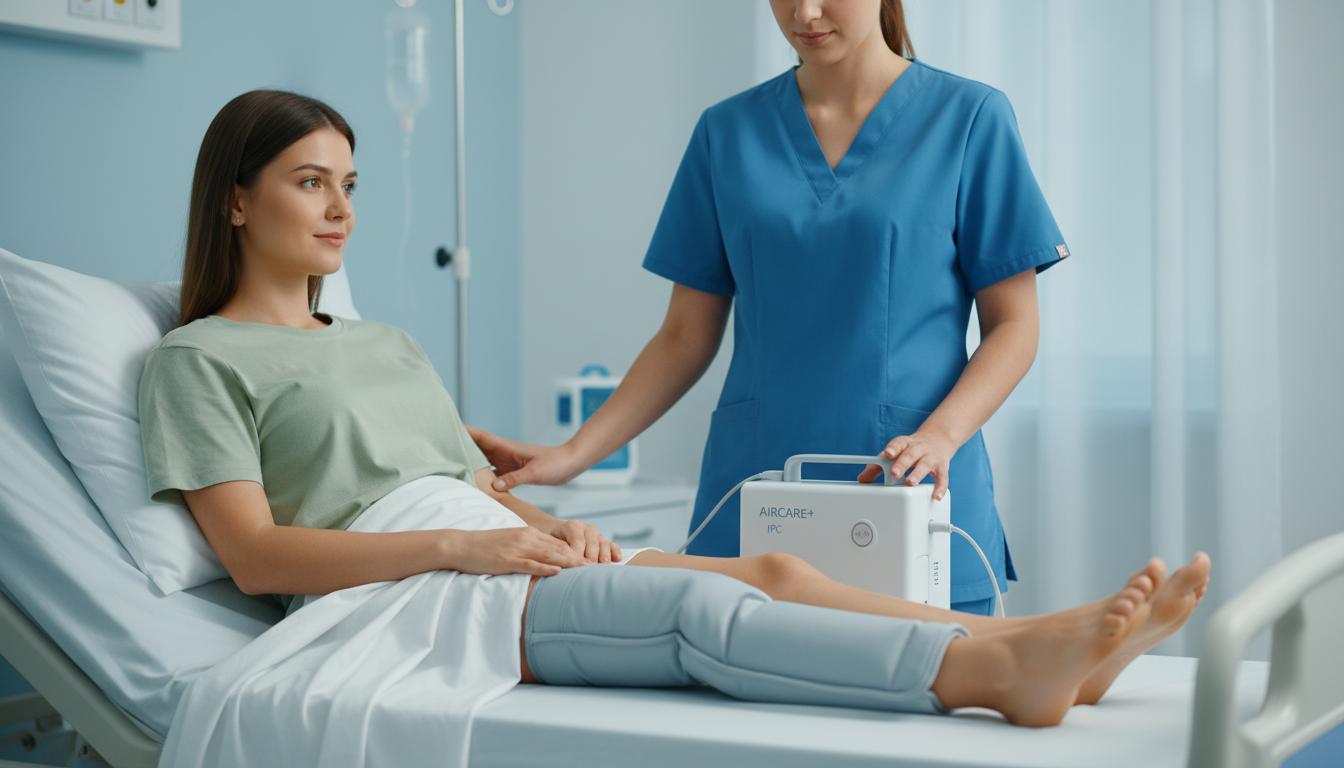 What is this inflatable sleeve that you put on your legs? Let's learn about Intermittent Pneumatic Compression (IPC)