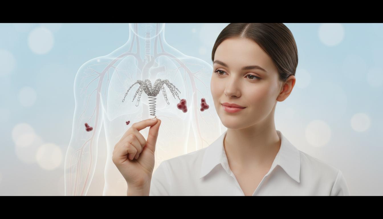 Let's learn about the small device (Vena Cava Filter) that stops blood clots from reaching the lungs.