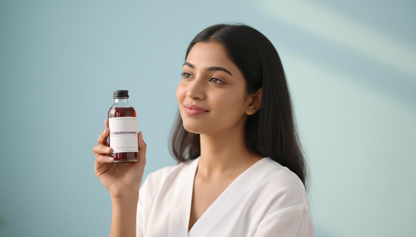 Let's learn more about Carbinoxamine syrup, which is used for allergies.