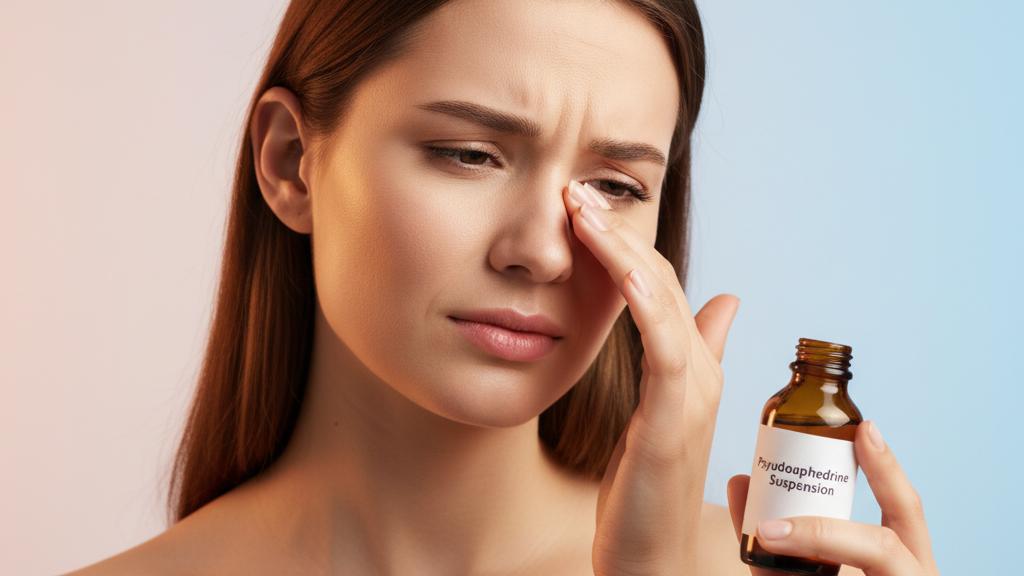Is your nose stuffy and runny? Be aware of this medicine (Pseudoephedrine Suspension)