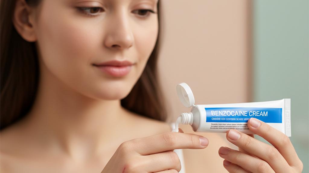 Let's learn more about Benzocaine cream for minor wounds and burns. (Benzocaine)