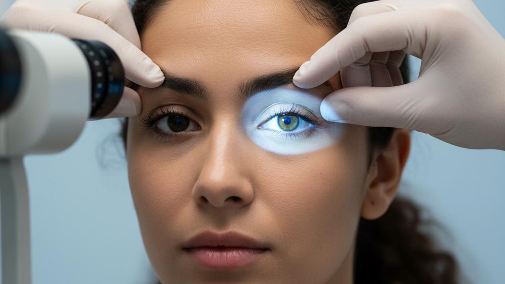 Do you know about this special eye drop that is used before an eye exam? (Fluorescein; Proparacaine)