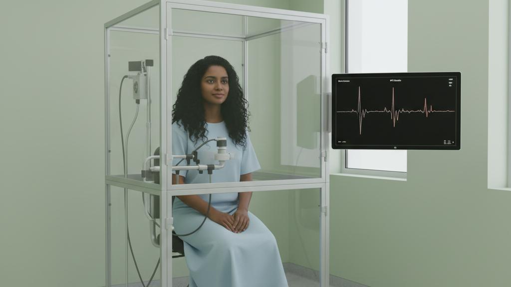 Let's learn about the Body Plethysmography (Pulmonary Function Test) test, which measures lung function.