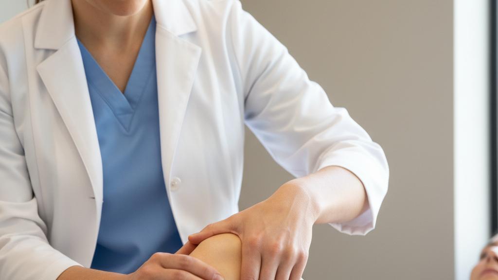 Do you know about the 'Patellar Grind Test' to find the cause of your knee pain?