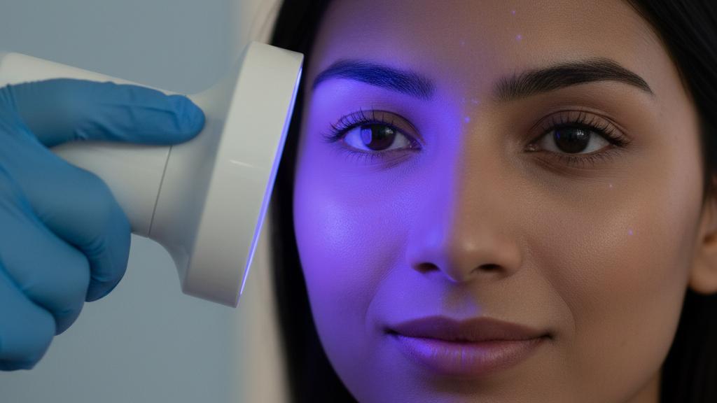 Do you know how to use this strange blue light to check for skin diseases? (Wood's Lamp Examination) Let's learn about it!