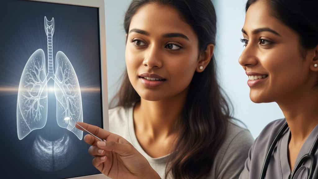 Let's learn about the EBUS test, which uses a camera to look inside the lungs (Endobronchial Ultrasound).