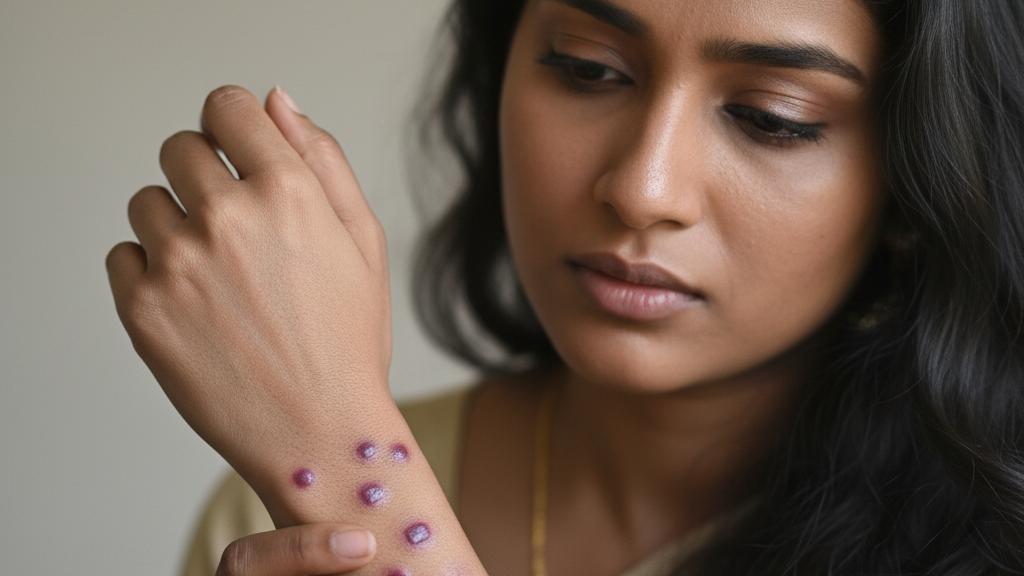 Do you have purple, itchy blisters on your body? This could be Lichen Planus!
