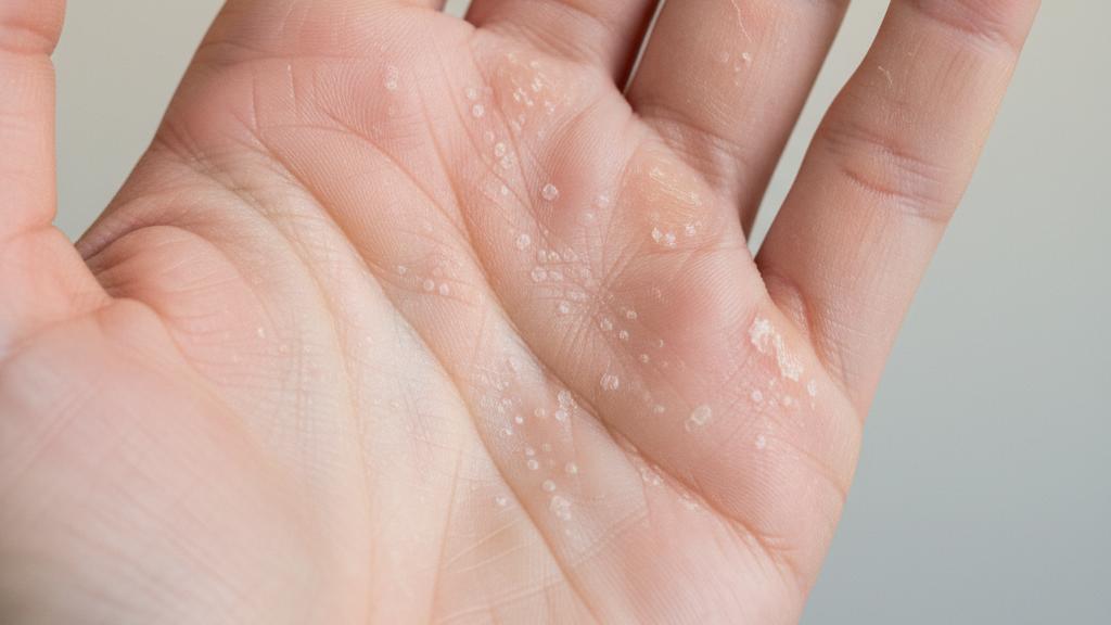Let's learn about the annoying water blisters that appear on the palms and soles (Dyshidrotic Eczema)?
