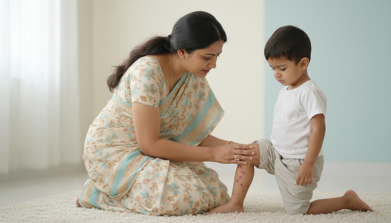 Has your child suddenly developed purple spots on their body? This could be Henoch-Schönlein Purpura (IgA Vasculitis).