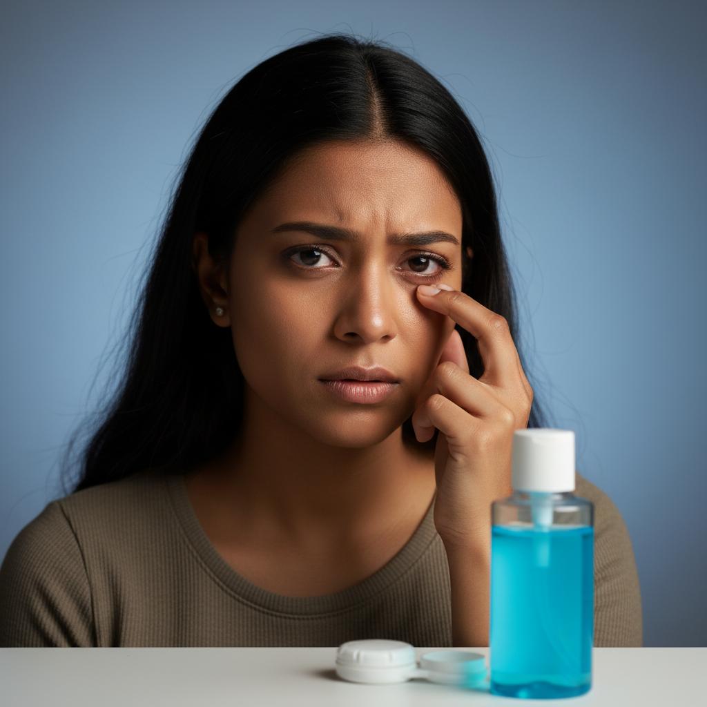 Are your eyes hurting from using contact lenses? Be aware of this dangerous infection (Acanthamoeba Keratitis)