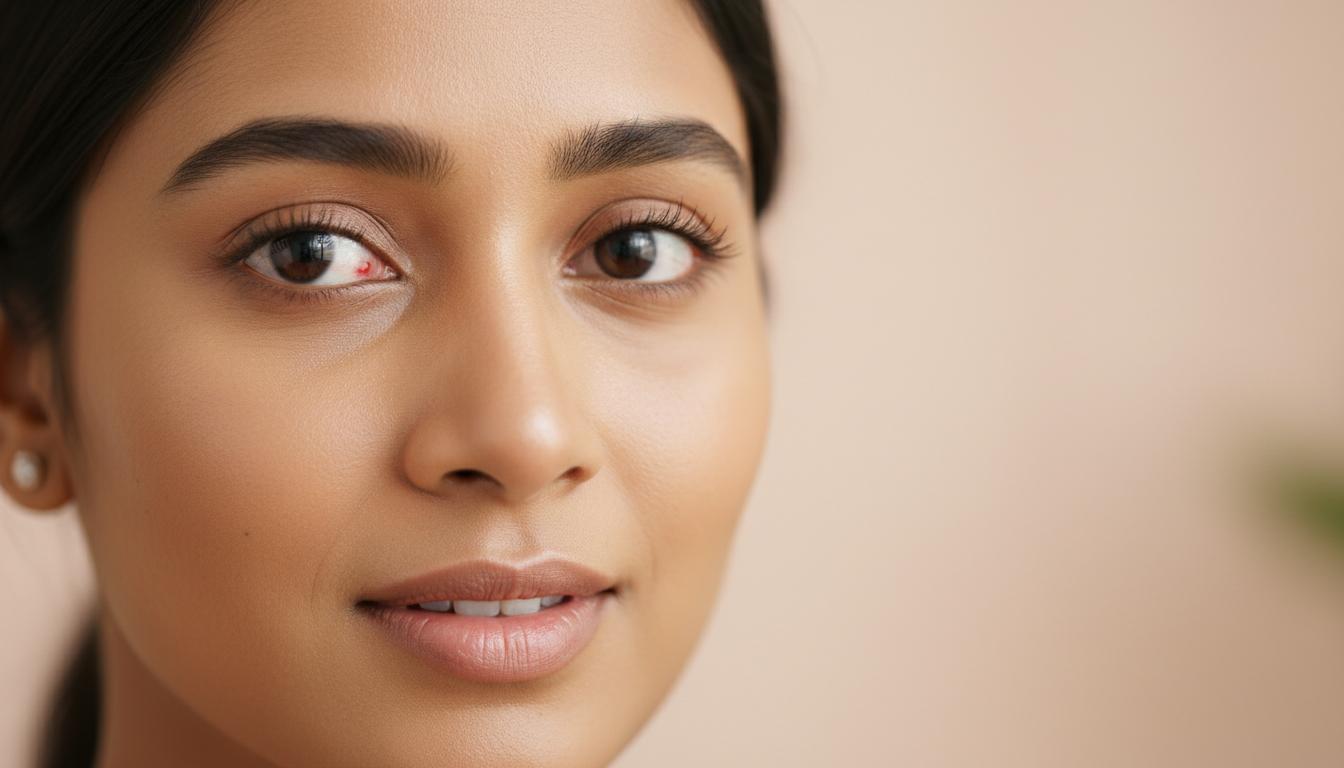آنکھ کی سفیدی میں خون! کیا یہ پریشان ہونے والی چیز ہے؟ (Subconjunctival Hemorrhage)