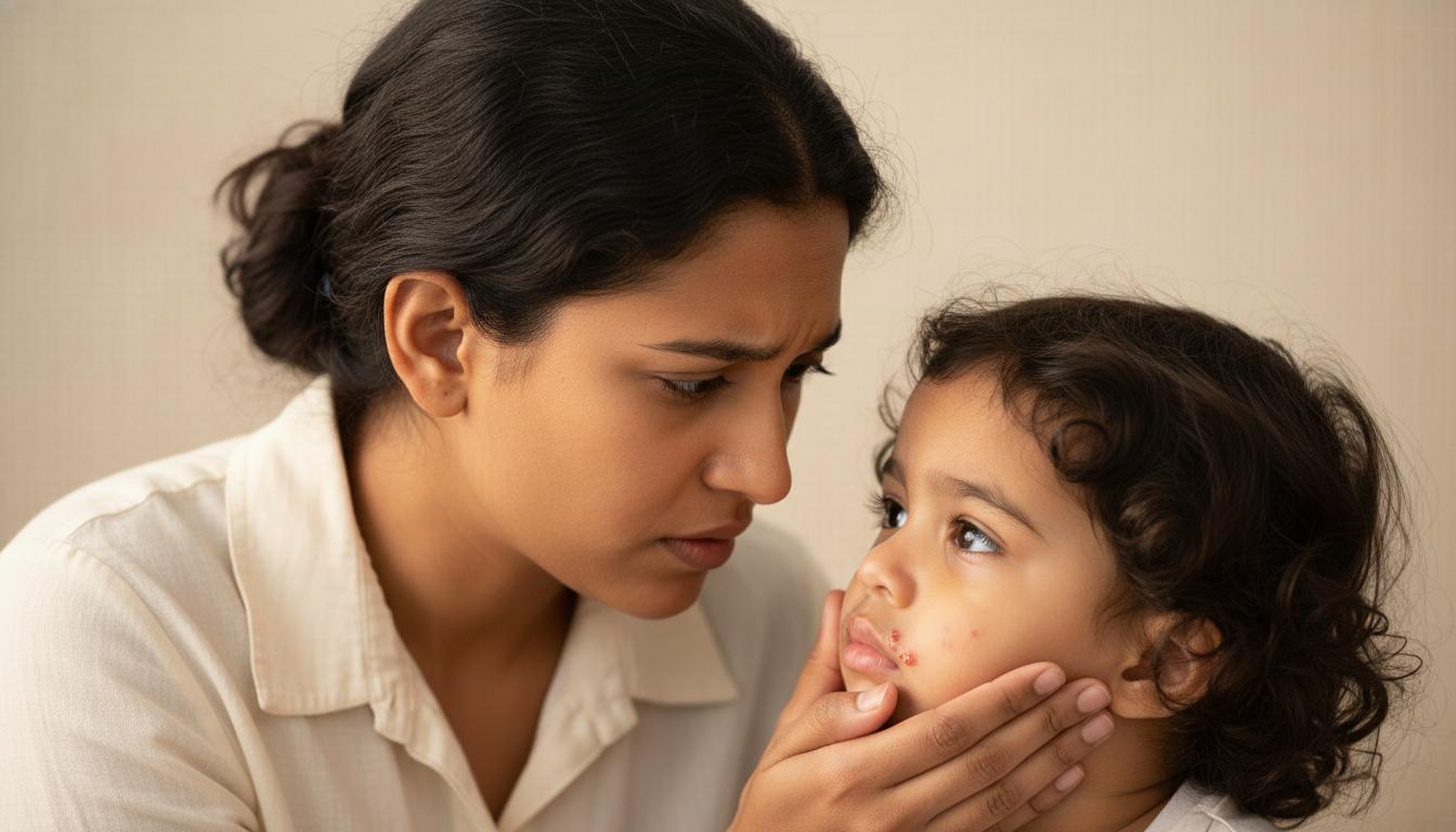 Does your little one have blisters and crusts around his mouth? Let's talk about Impetigo