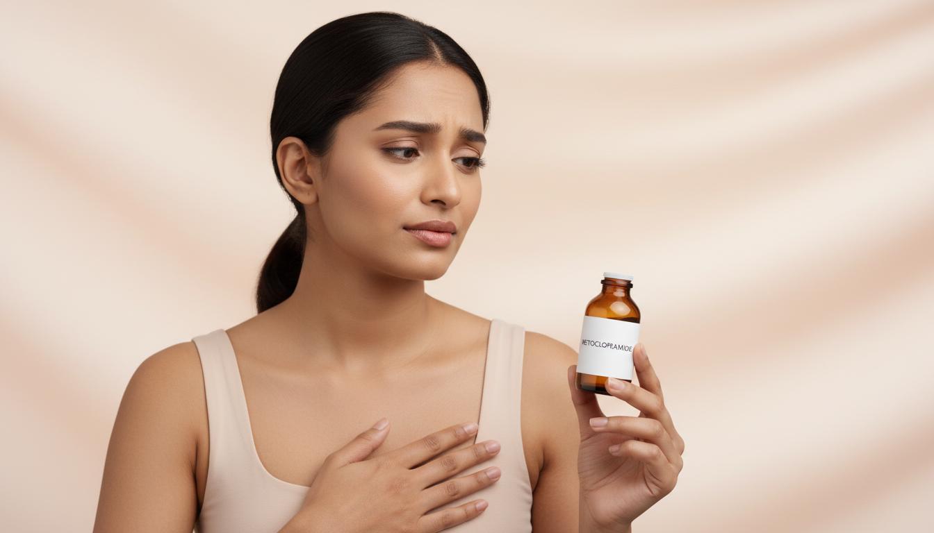 Let's learn about the liquid medicine Metoclopramide, which is used for stomach inflammation and indigestion.