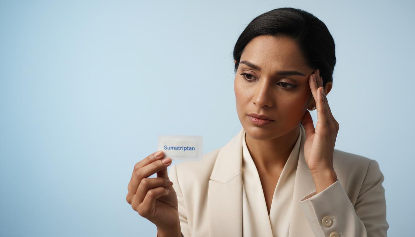 Do you get headaches from migraines? Shall we talk about this skin patch (Sumatriptan Transdermal Patch)?