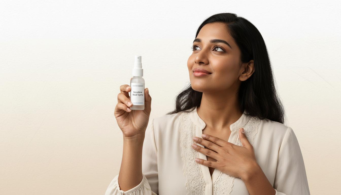 Help to quit smoking: Let's learn about Nicotine Nasal Spray.